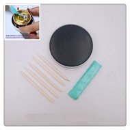 Watch Repair Cleaning Clay Rubber Clay Rubber Skin Watch Pad Wooden Stick Set Tools Watch Movement Repair Special Cleaning Clay Tools Sticky Dust Sludge Clay