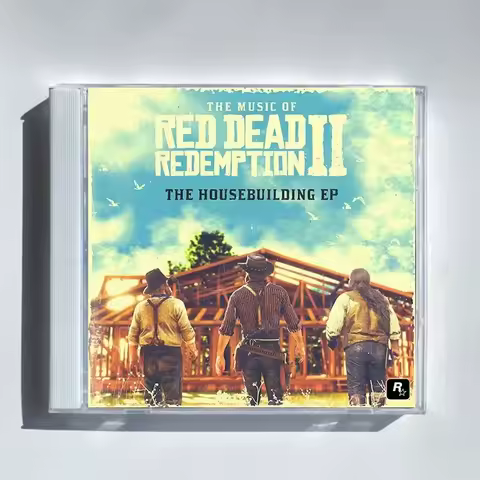 Game Red Dead Redemption 2 RDR2 Woody Jackson Music CD Greatest Hits OST Album Music Record Cosplay 