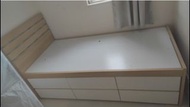 3尺高身床  191*91*104cm (床褥尺寸 183*90cm) # 2604070 ,不連床褥