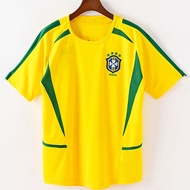 Retro 2002 Brazil Home jersey National Team football jersey retro football jersey [Y]