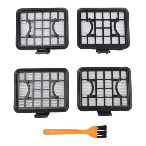 For Bosch Gas 18V-1, GAS18V-1 And GAS18V-02 Model Vacuum Cleaners, 4-piece Filter Set + 1 Cleaning B