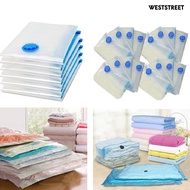 Weststreet Vacuum Seal Space Saver Storage Bag Compressed Clothes Blankets Organizer Bag