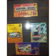 Singapore 1997 Transportations Definitives High Values Complete Set Lot MNH F/VF comfort taxi sbs bu