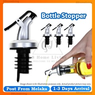 1Pcs Oil Bottle Stopper Lock Plug Seal Leak-proof Food Grade Rubber Nozzle Sprayer Liquor Dispenser Wine Pourer Kitchen