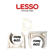 Conduit Pipe Clamp Lesso Clamp dn20mm White Conduit Fitting