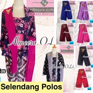 2.5 meter kurleb chiffon shawl Balinese shawl/ kebaya shawl/ plain shawl/