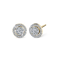 Jubilee Diamond ต่างหูเพชร Floriss Earrings Diamond เพชรแท้