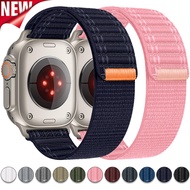 Nylon Strap Band Solo Loop Bracelet for Apple Watch Ultra 2 S10 49 46 42 45 44 40 41 Iwatch Series 1