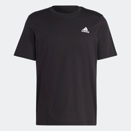 adidas Lifestyle Essentials Single Jersey Embroidered Small Logo Tee Men Black IC9282