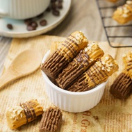 Biskut Kuih Raya Cookies Ita Delight Coklat Almond Chocolate Finger Cookies