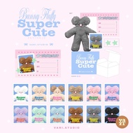 Bunny fluffy SuperCute keychain