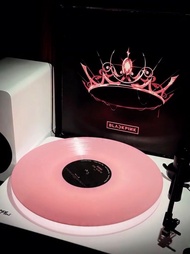 Blackpink首張專輯THE ALBUM Pink LP vinyl 粉紅色膠彩膠黑膠唱片 debut jisoo jennie rose Lisa  粉膠 BP 非ruby / rosie