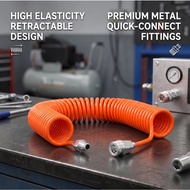 Air Spring Hose Flexible Air Hose Spring Pipe Air Tube Compressor Hose Angin Tools 12MM/15MM