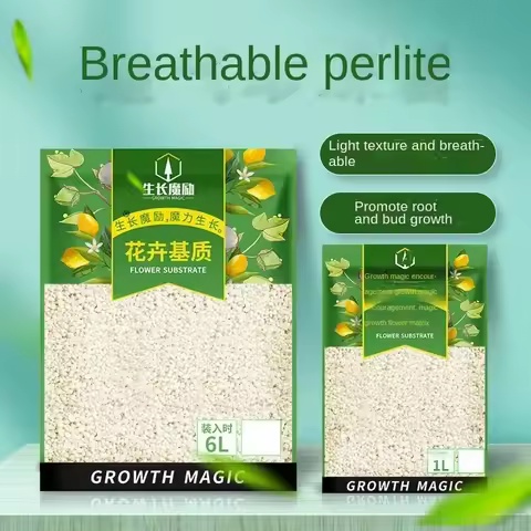 1L/2L Perlite Pellet Configure Nutrient Soil Plant Nursery Breathable Loose Soil Substrate For Garde
