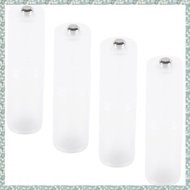 [h5bl3j6wj.ph] (R) 4 Pcs AAA to AA Battery Cell Converter Adaptor Cylindrical Case Holder