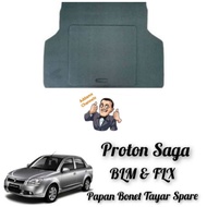 Proton Saga BARU VVT BLM FL FLX Papan Bawah Bonet Pelapik Tayar Spare Belakang Kereta Saga Bonnet Board Spare Tyre