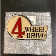 Emblem 4 Wheel Drive Toyota Hardtop FJ40 BJ40