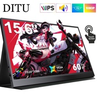 DITU Monitor gaming portable 1080P FHD monitor for Switch XBOX PS4 Phone Laptop (15.6"/1920x1080p)