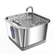 Wireless Cat Water Fountain Stainless SteelBattery Operated Cat FountainAutomatic Pet Water Fountain
