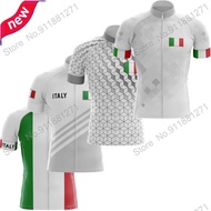 Italy National Team 2021 Mens Cycling Jersey Short Sleeve Summer Cycling Clothing Road Bike Shirt MTB Wear
