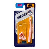 Whisper L Shape Interdental Brush SSS-0.7mm 6's