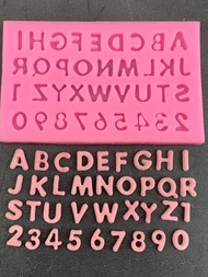 DIY數字字母軟糖矽膠模具蛋糕裝飾糖工具烘烤巧克力粘土模具