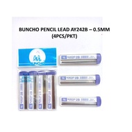 BUNCHO PENCIL LEAD 2B 0.5MM - 4PCS/PKT