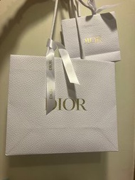 Dior紙袋一大一小禮物 精品提袋精品紙袋禮盒包裝