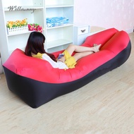 {fgjgh} Wellsunny Adult Beach Lounge Chair Inflatable Sofa Fast Folding Camping Sleeping Bag Waterpr