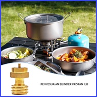 Propane Tank Adapter Fitting 1LB Propane Converter Refill Brass Propane Adapter Compact Grill Connec