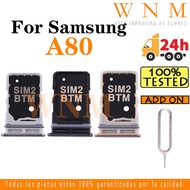 For Samsung Galaxy A80 A805 Sim Card Tray Sim Card Slot Holder Card Holder Reader SD Slot Adapter Re