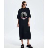 Short-Sleeved Sailor Moon Inspired Pajama Dress - Oversized for Plus Sizes