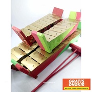 Gamelan Children's Motif Traditional Gamelan Musical Instrument/ Gamelan Kenong Java Tabuhan Jaranan