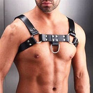 Male Lingerie Leather Harness Men Adjustable Fetish Gay Clothing Sexual Body Chest Harness Belt Stra