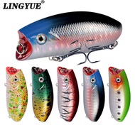 【Letupan Air】Popper Umpan Tiruan Topwater Realistik Sebarau Haruan Semua Sasaran Air Tawar