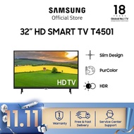 Samsung 32 inch HD Smart TV T4501 dengan PurColor, Dolby Digital Plus, Ultra Clean View,  TV 32 inch