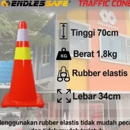 Safety Traffic Cone 70CM Traffic Cone/ rubberLintas