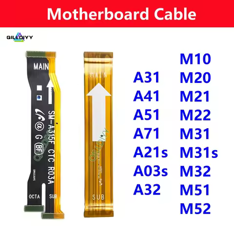 Motherboard For Samsung A31 A41 A51 A71 A21s A03s A32 M10 M20 M21 M22 M31 M31s M32 M51 M52 5G Main B