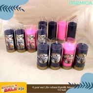 UNGU LILIN Cod Advent Prayer Candle Advent Purple Pink Spiritual Candle Christmas Mass 10 Cm