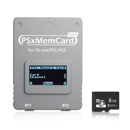 Bitfunx PSxMemCard Gen2 Store Game Saves for PS1 and PS2 Games for PlayStation1 PS one Playstation2 