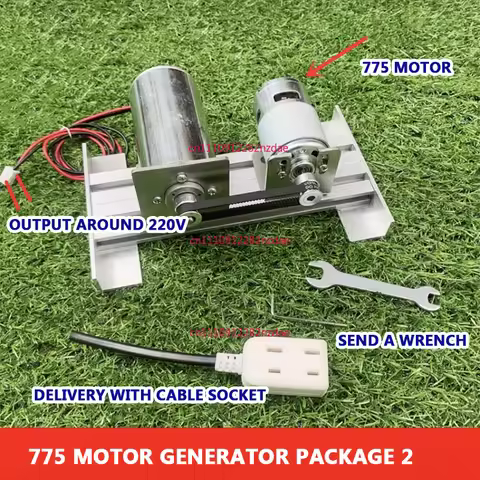 220V double bearing silent inner rotor high voltage motor permanent magnet brushless DC generator 77