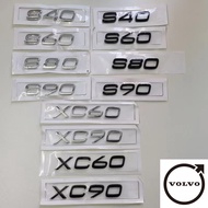 VOLVO XC90 XC60 V40 V60 S60L rear logo Volvo logo T4 T5 T6 B3 B4 B5 B6 B8 AWD letter ABS 3D badge ta