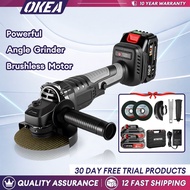 OKEA Powerful Cordless Angle Grinder Wireless Grinder Multi-functional Cut machine Polishing machine