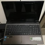 二手不良品 ACER ASPIRE 5750G CPU:I3 上電不顯示