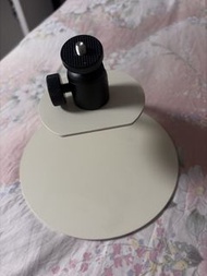 白色圓形360度投影機支架