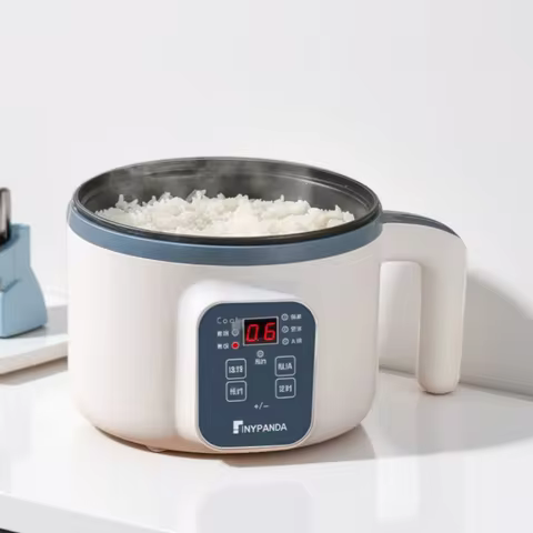 1.7L Mini Electric Rice Cooker Double Layer 220V Multi Cooker Non-Stick Smart Mechanical MultiCooker