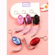 Girls Personal Security Alarm Women Keychain Alarm with Flashing Light for Anti Theft Alarm Keychain