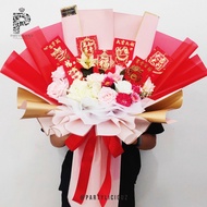 Basic Angpao Bouquet Large - Money Buket Uang Hadiah Hampers Imlek