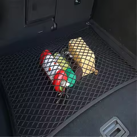 Car Trunk Cargo Mesh Net 4 Hook Car Luggage For BMW M F15 E46 E70 E71 E91 E92 E93 F20 F15 F13 M3 E34