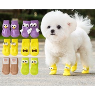 Dog non-slip socks cute pet socks cartoon cat non-slip socks warm dog cotton socks